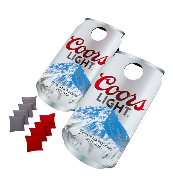 Coors Light Wood Cornhole Board