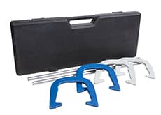 Premium Forged Horseshoe Set