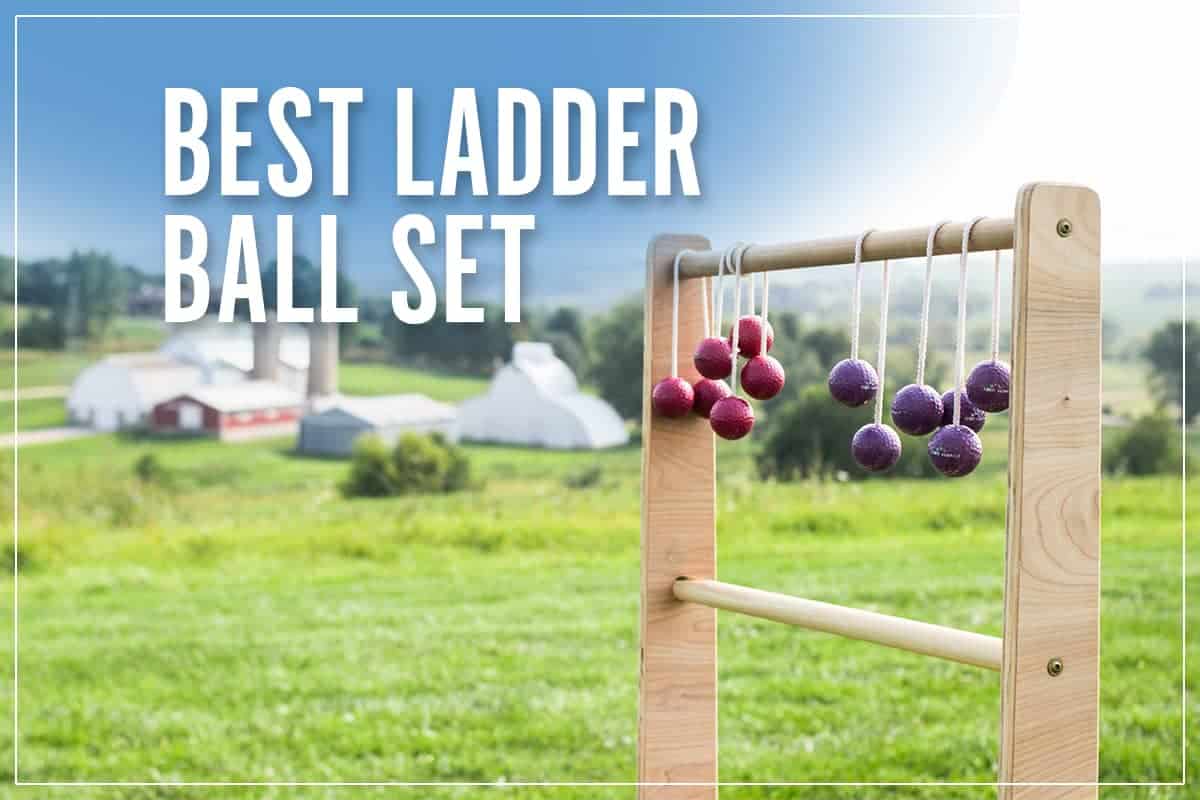 Tabletop Ladder Ball Toss Game with 8PCS Weighted Bolas Balls Desktop Interactive Toy for Kids Adults Party Game LQKYWNA Ladder Toss Game Set