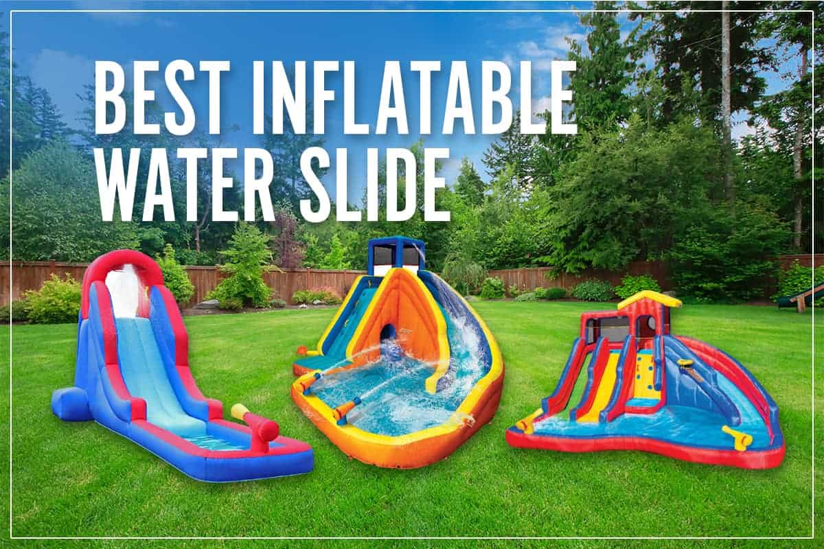 Easy to Set Up & Inflate with Included Air Pump & Carrying Case Heavy-Duty for Outdoor Fun Climbing Wall Sunny & Fun Big Time Bounce-A-Round Inflatable Water Slide Park Slide & Splash Pool 