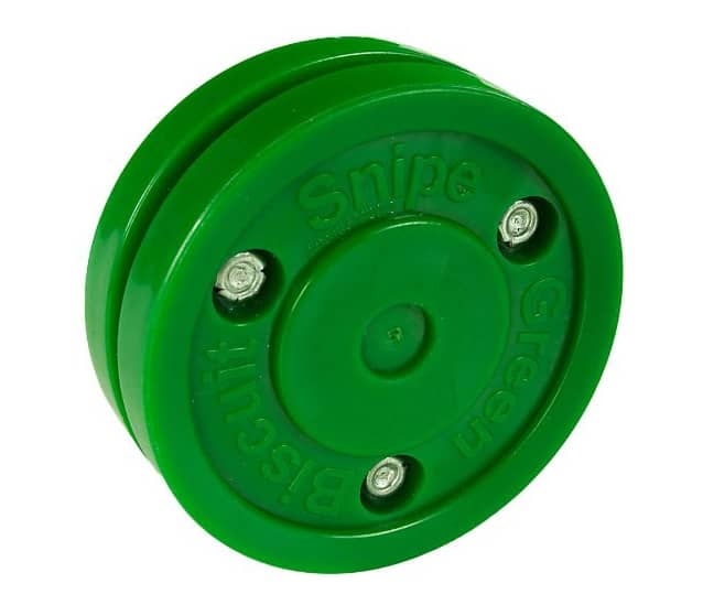 Green Biscuit Snipe Shooting Puck