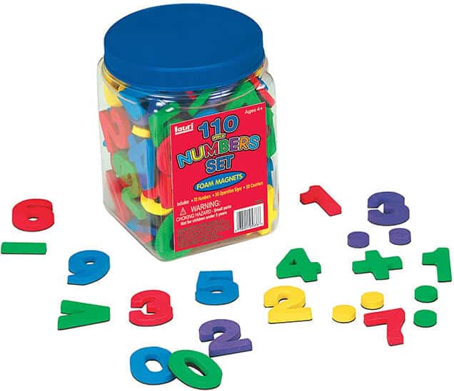 Lauri Foam Magnets Numbers
