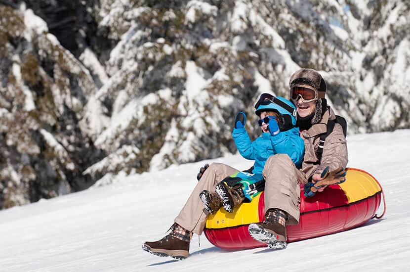 Snow Tubes Adding Weight