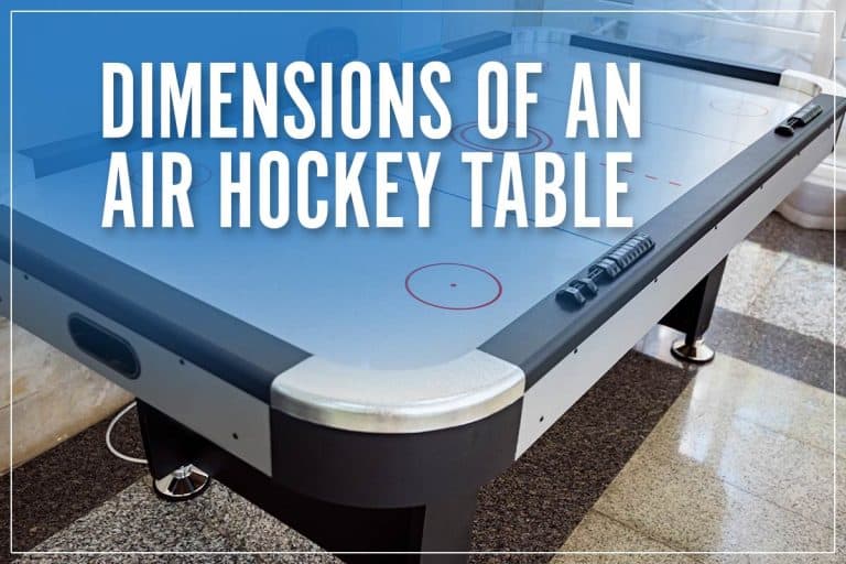 Dimensions Of An Air Hockey Table Standard & Regulation Sizes Of 2023