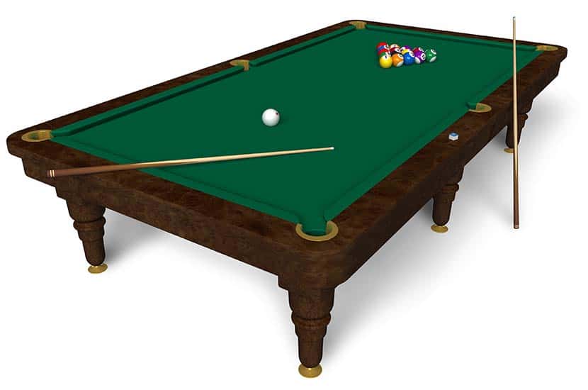 Typical Pool Table Dimensions