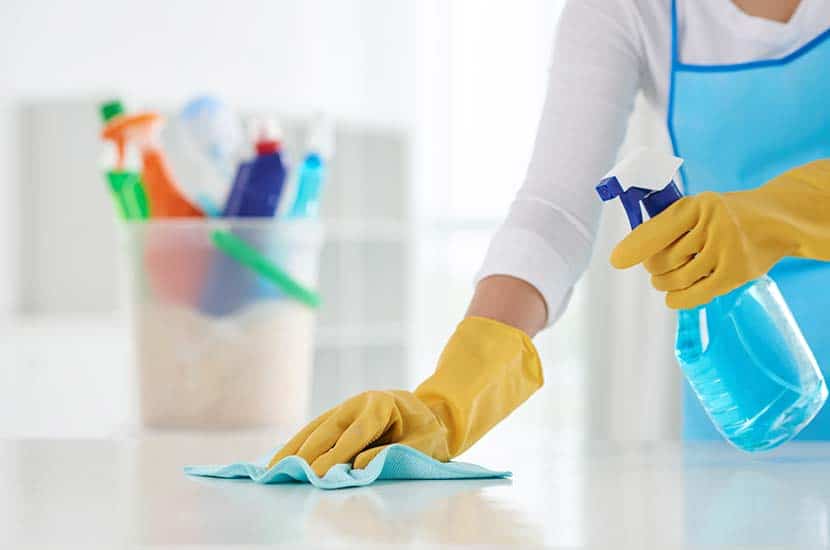 Wipe Stains Away With Window Cleaner