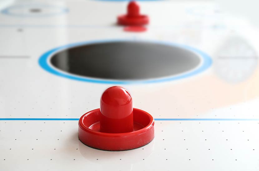 Air Hockey Table - Clogged Holes