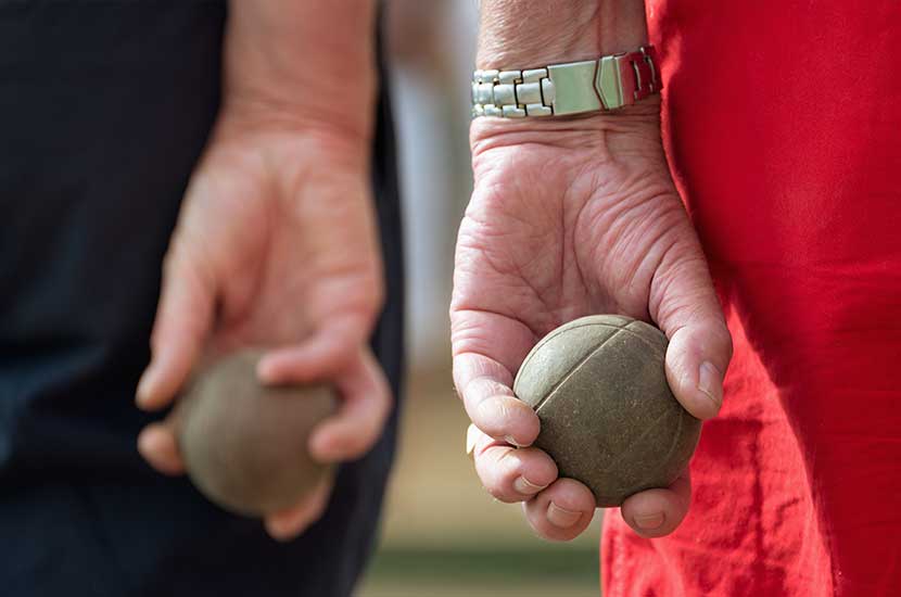 Bocce Ball Grip
