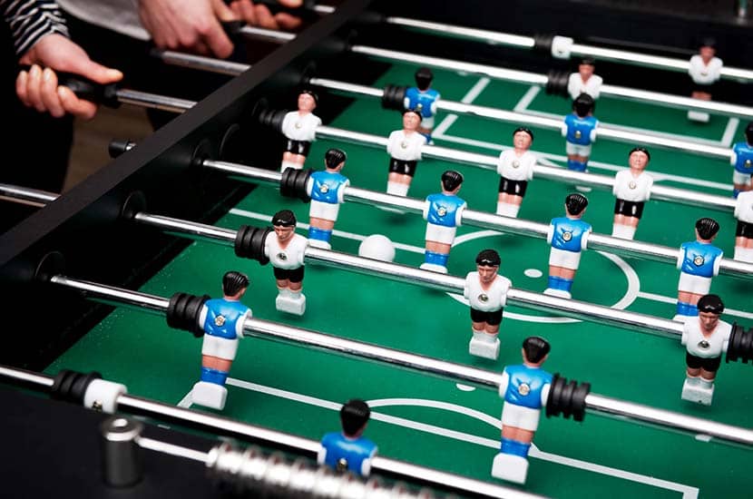 Foosball Passing Strategy