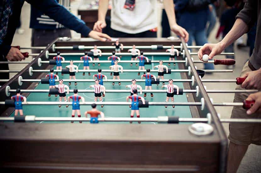 Foosball Serving Strategy