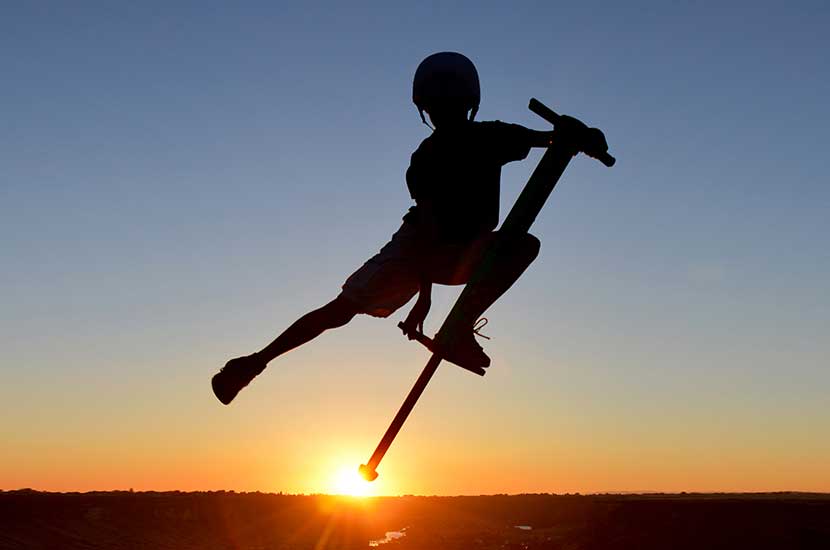 How To Ride A Pogo Stick