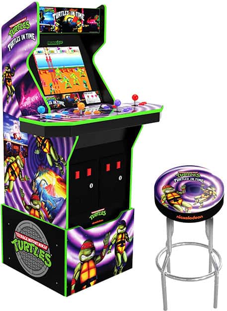 Arcade1Up Teenage Mutant Ninja Turtles Arcade Machine W/ Riser