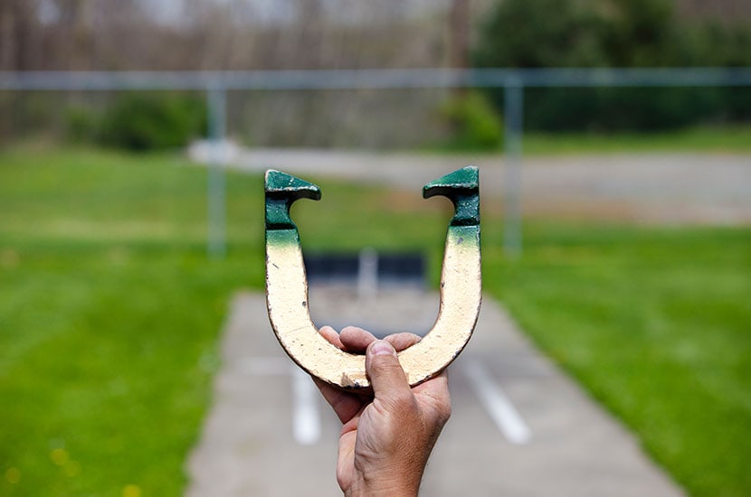 DIY Horseshoe Court