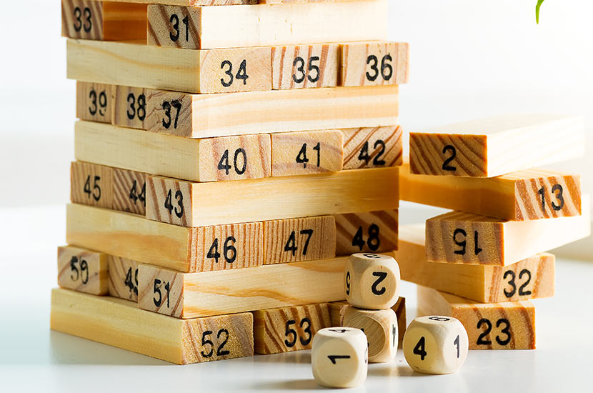 Jenga With Dice