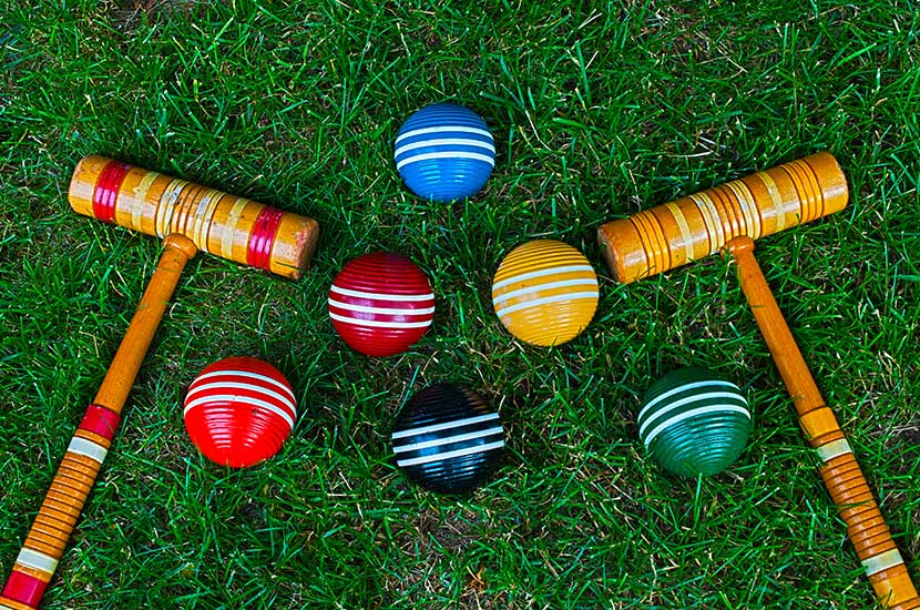 Starting The Game Of Croquet