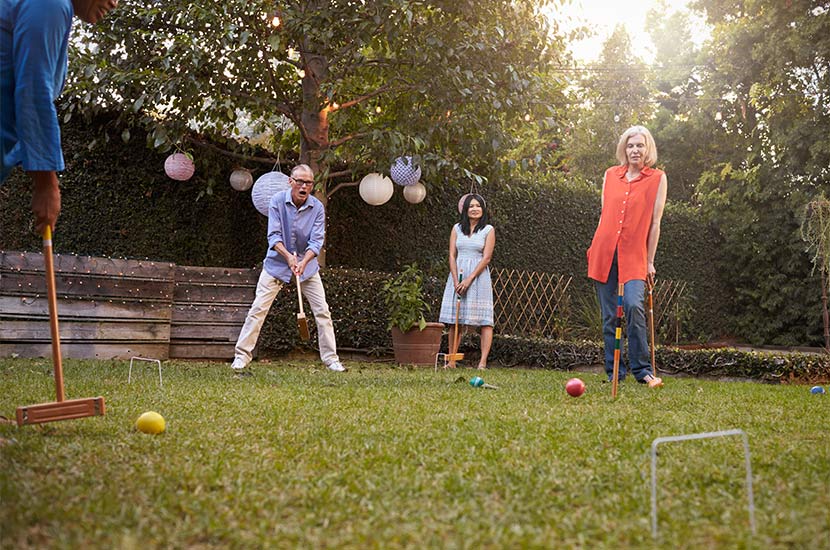 Three And Six Player Croquet