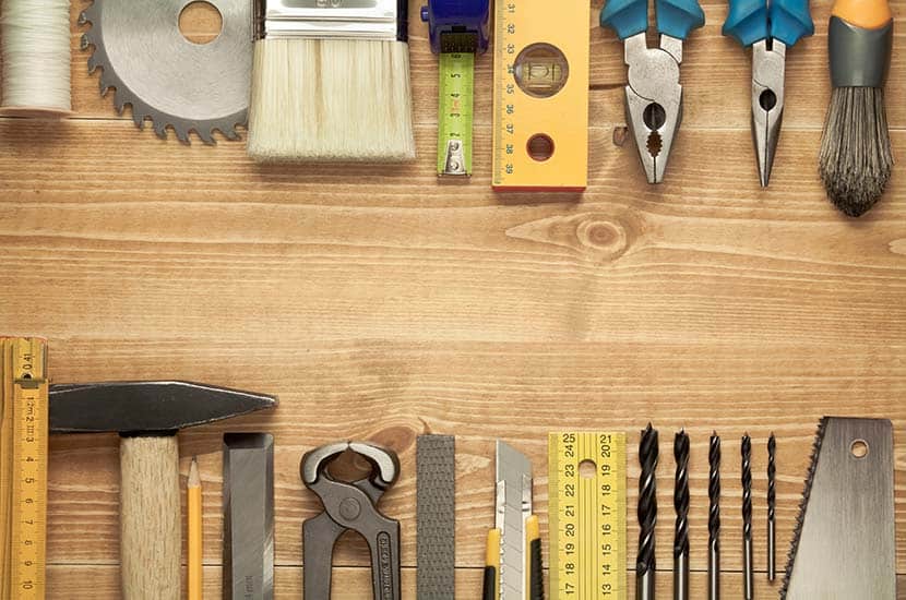 Tools And Materials For DIY Horseshoe Pit