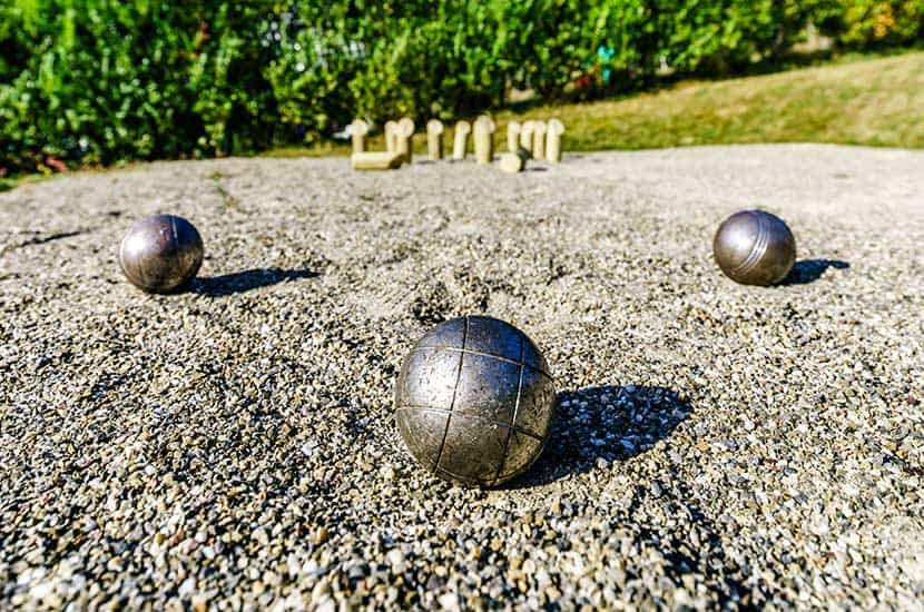 What Are Bocce Ball Courts Made Of