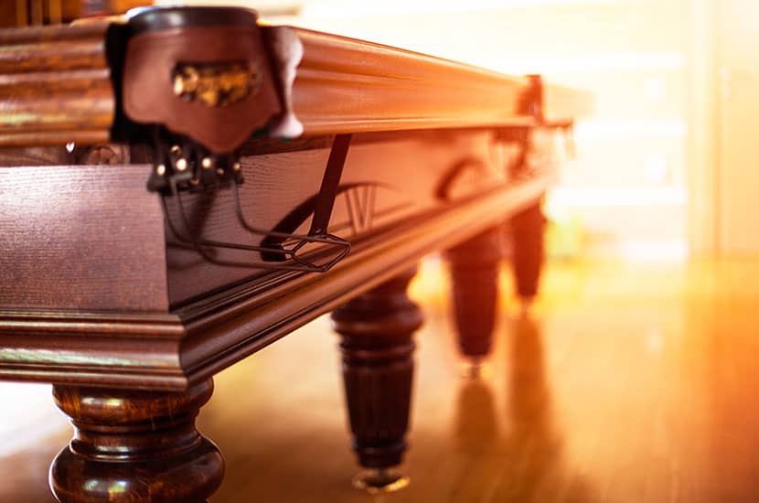 Bumper Pool Table Materials