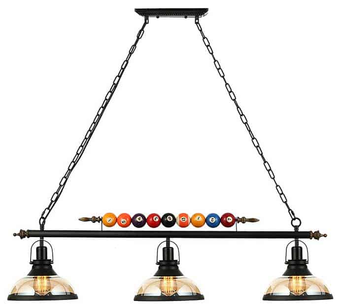LAKIQ Hanging Pool Table Light Fixture