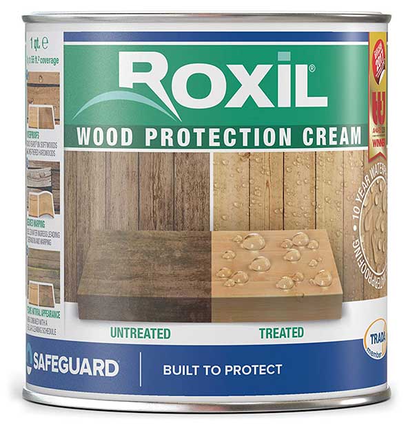 Roxil Wood Protection Cream Instant Waterproofing Clear Treatment