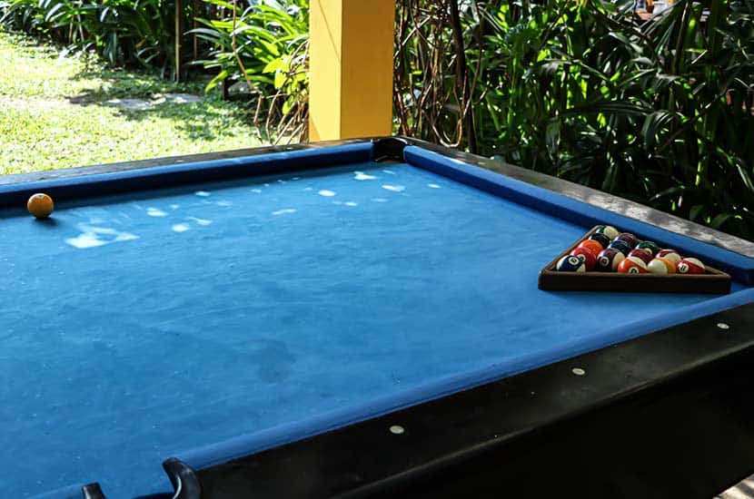 Taking Care Of Your Pool Table Outside