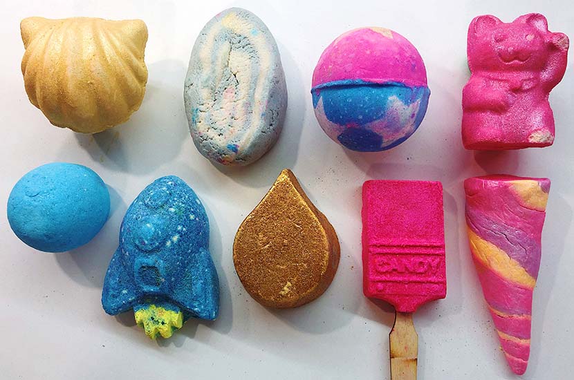 Bath Bomb Christmas Ornaments