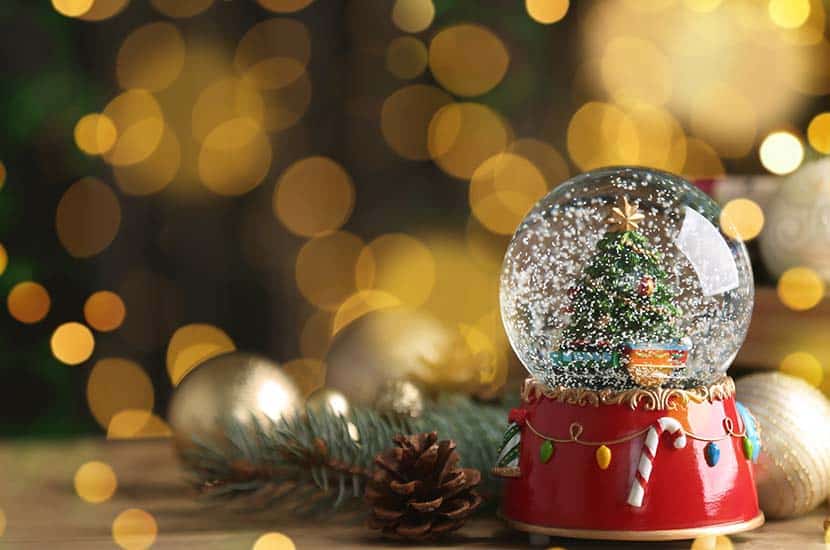 Bubbling Snow Globe Science Experiment
