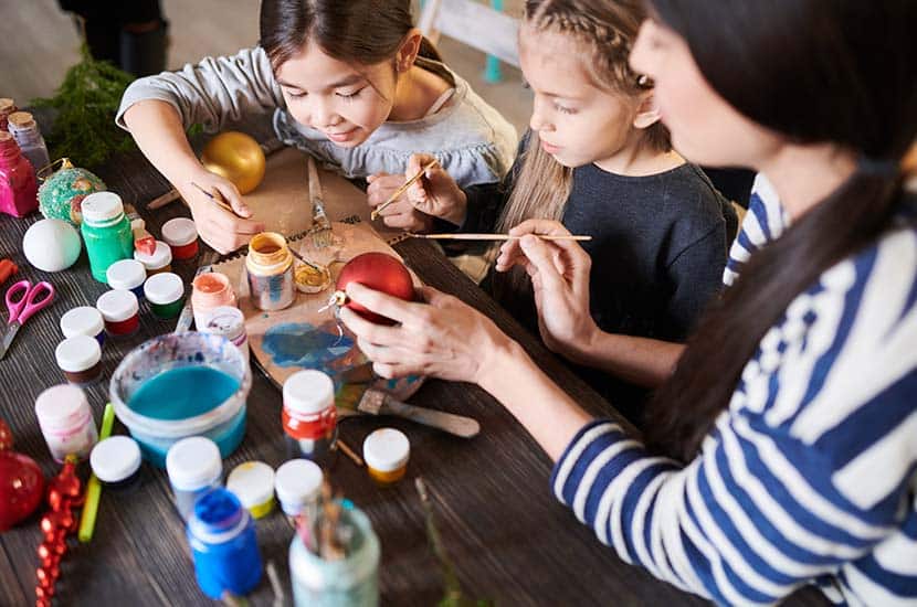 Christmas Bauble Painting