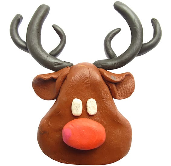 Play Dough Reindeer