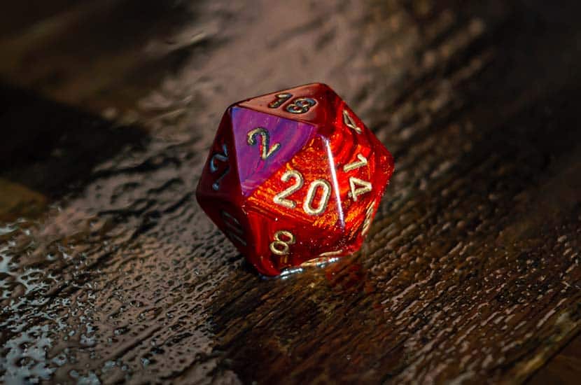 20-Sided Dice Drinking Game