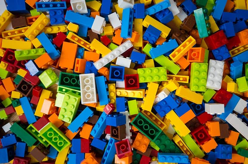 Floating LEGOs