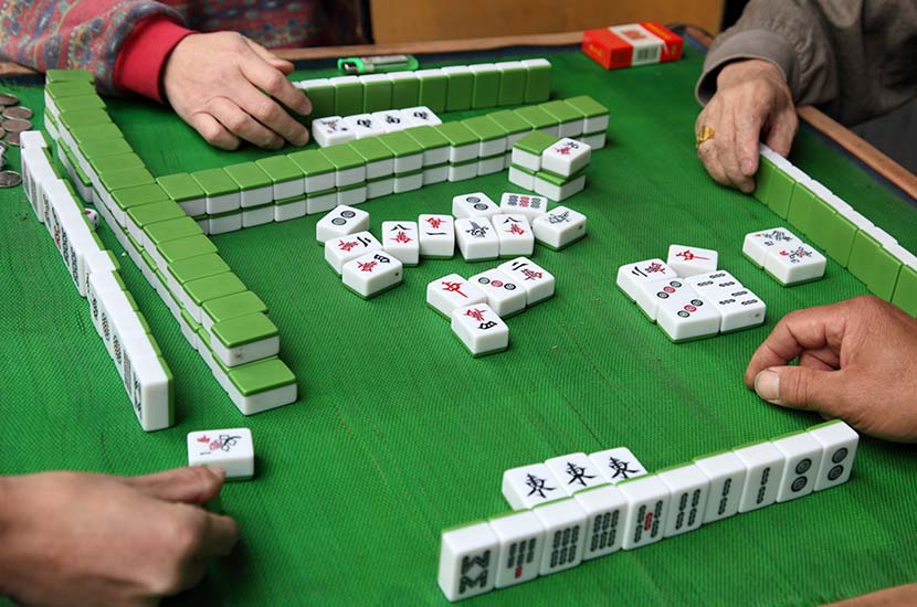 Mahjong Building The Wall