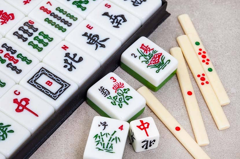 Mahjong Tiles Seasons