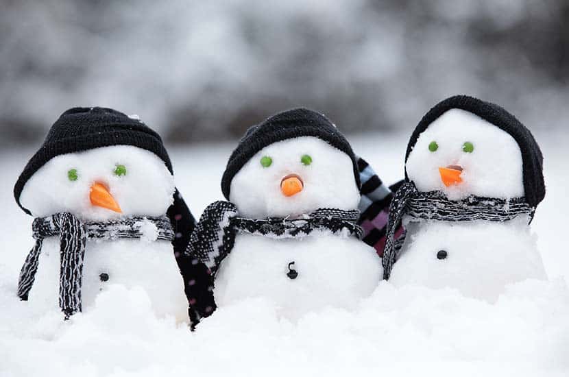 Melting Snowman Oobleck Challenge Winter STEM