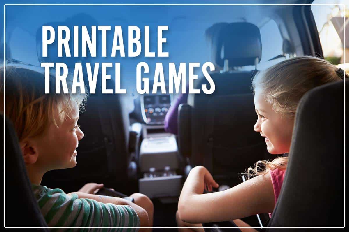 Printable Travel Games